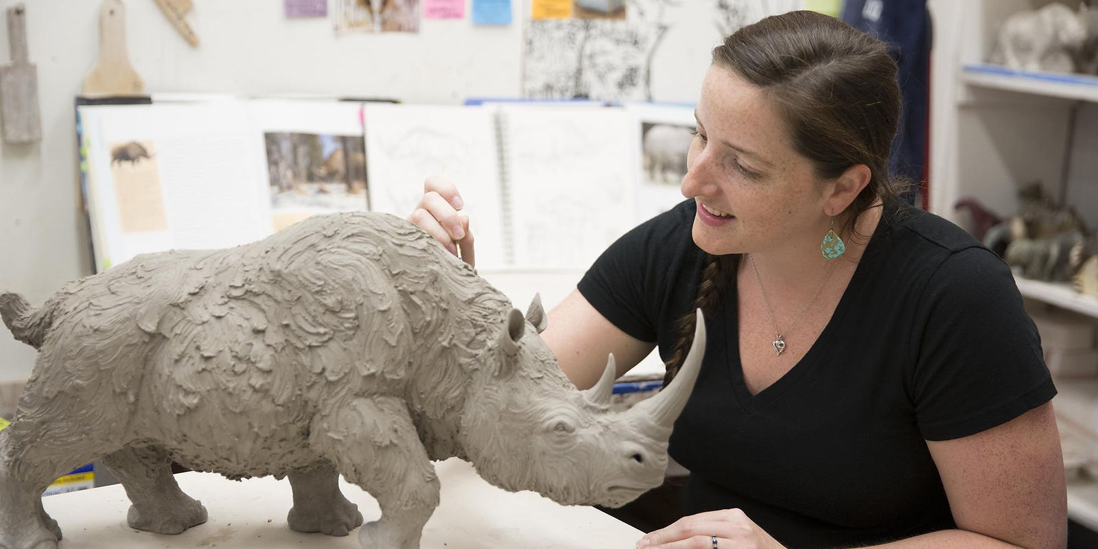 Sculpture Artist Ariel Bowman | Photo Credit: Fort Worth Community Arts Center